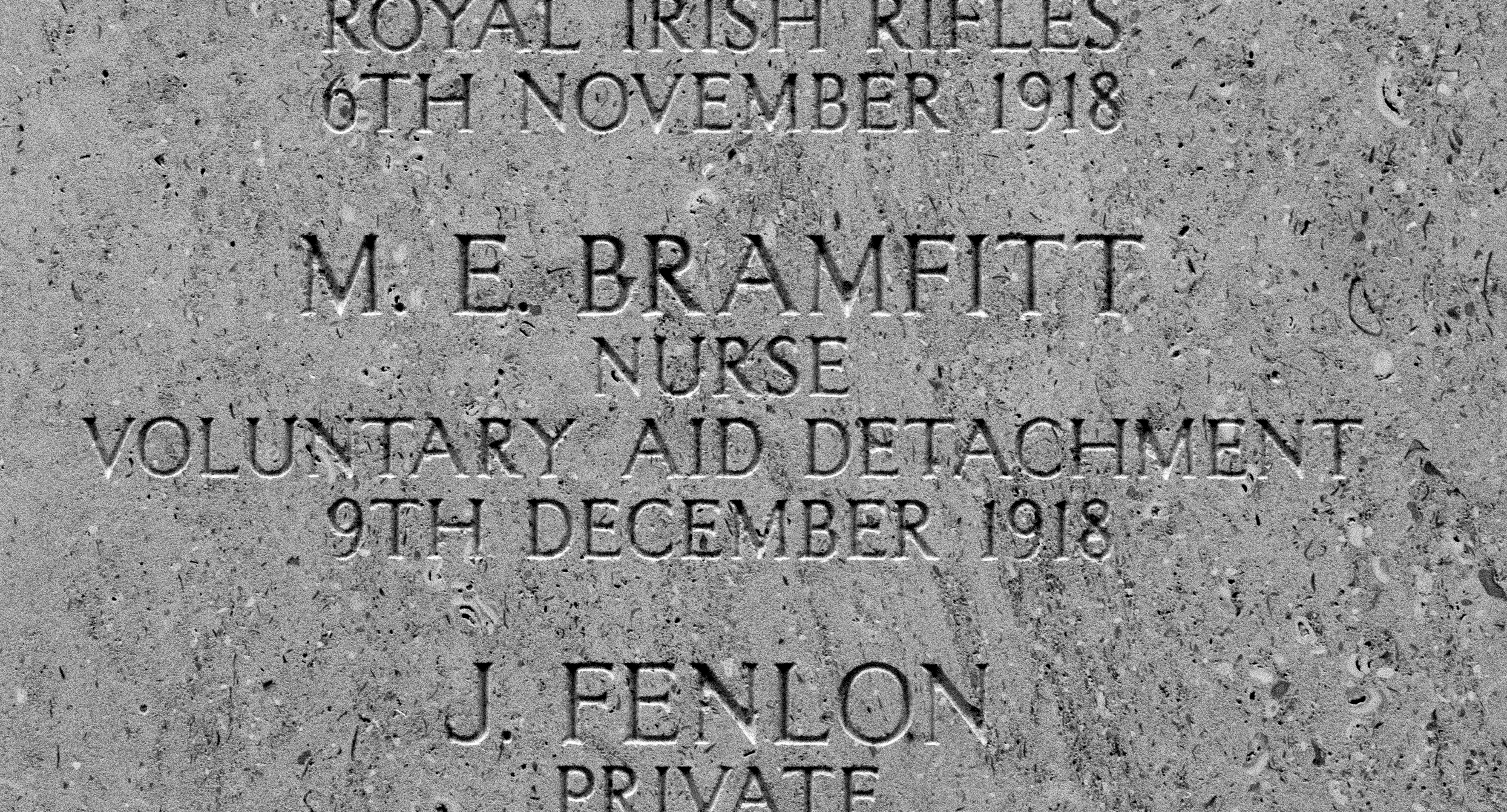 Nurse Margaret Elizabeth Bramfitt