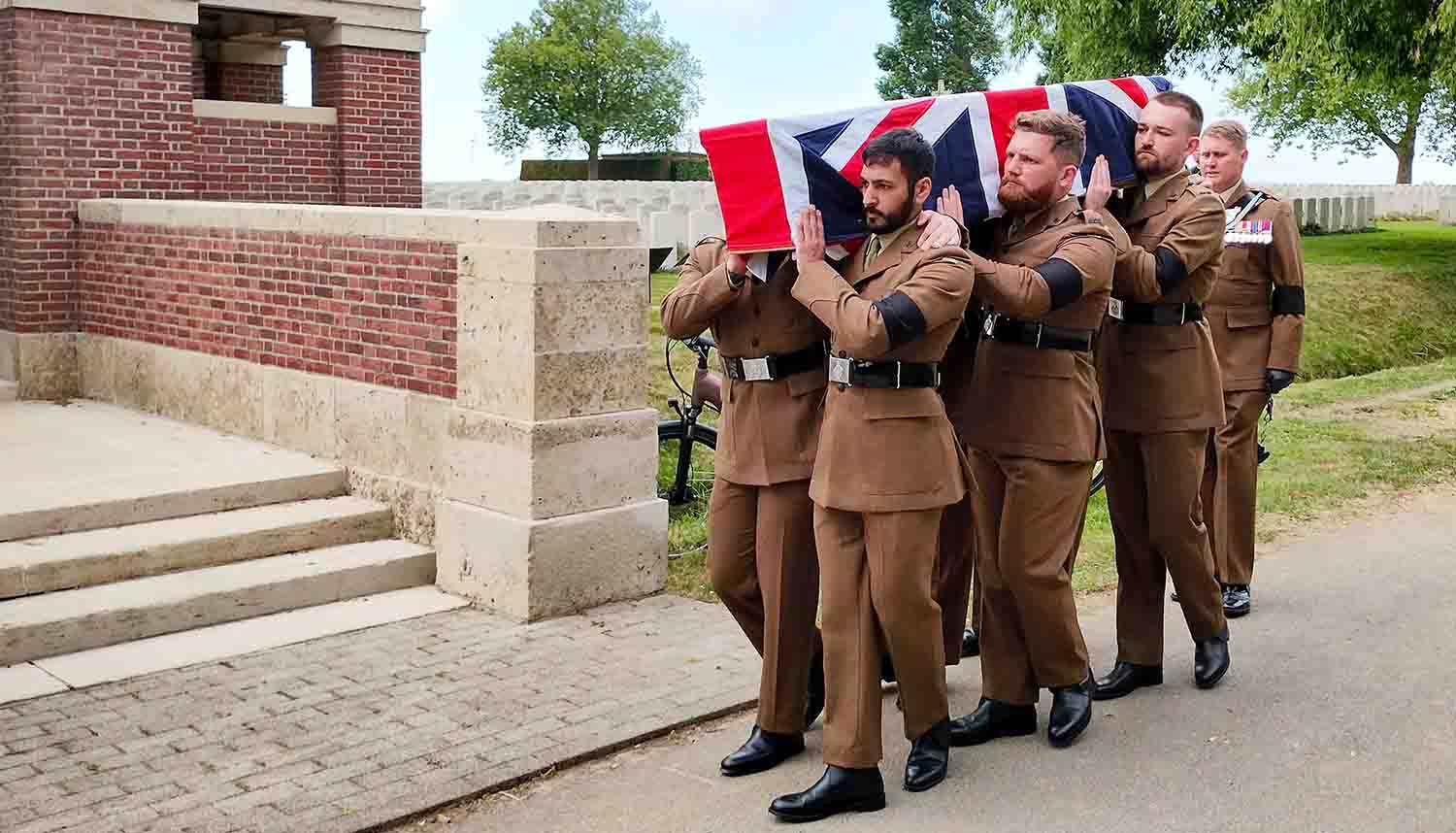 First World War Windsor soldier buried with full military honours