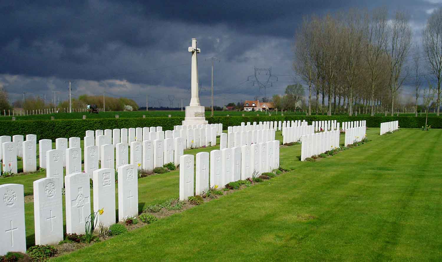 Rededication service for Lieutenant Thomas Michael O’Neill, 43 Sqn, RAF and Royal Dublin Fusiliers