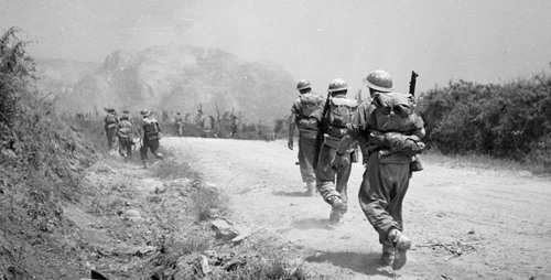 The D Day Dodgers in Cassino in WW2