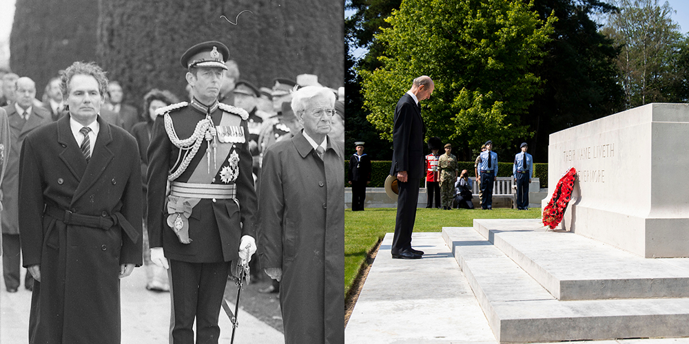 Duke of Kent at our cemeteries