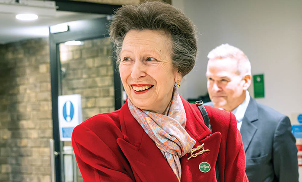 HRH The Princess Royal attendance at Loos BC Extension