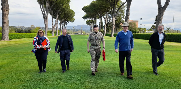 CWGC Vice Chairman visits sites in Italy ahead of anniversary celebrations