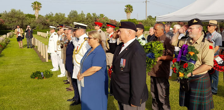 Operation Husky 80th Anniversary at Sicilian War Cemeteries