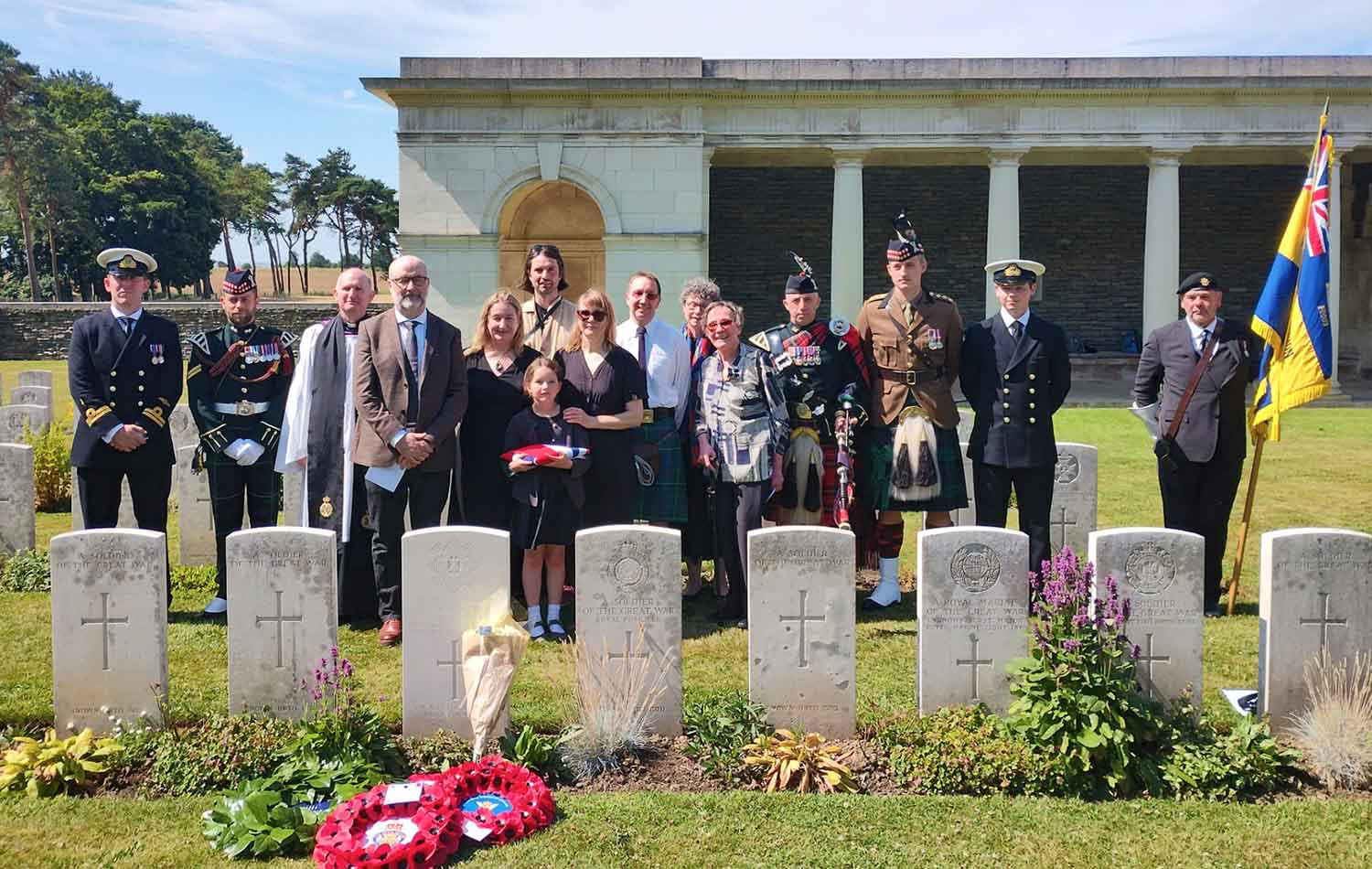 First World War Highland Light Infantry officer commemorated in France