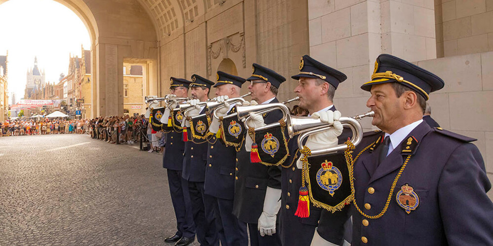 Buglers at the Last Post, Menin Gate