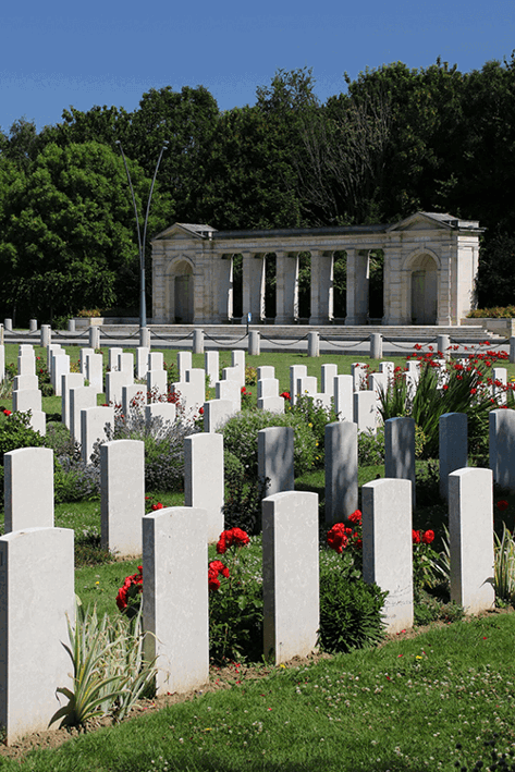 Bayuex Memorial at Bayeux War Cemetery